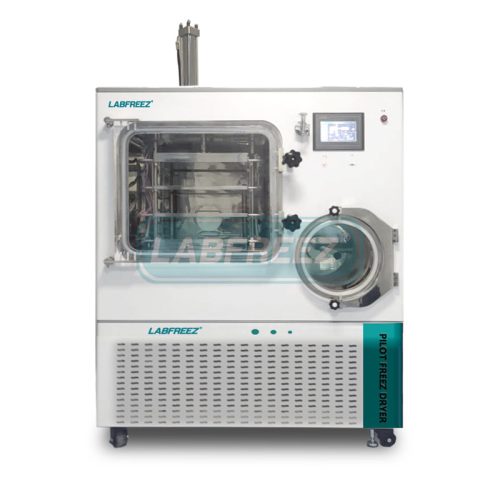FD-30F Series 6kg/6L Pharmacetical, Probiotics, Polypeptide, Vaccine Vials Standard Silicone oil-heating Cooling Pilot Freeze Drying Machine