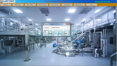 FD-P series Pharmaceutical freeze dryer lyophilizers hmi (16)